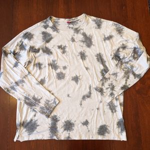 Lululemon men's lab wool blend tie dye long sleeve shirt, size L